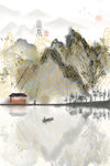 中国风 山