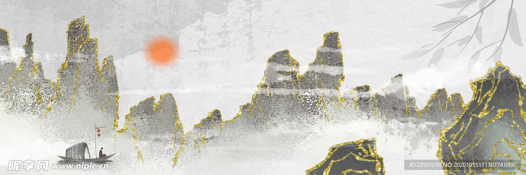 中国风 山