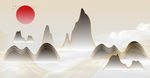 中国风 山
