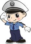 警察卡通图