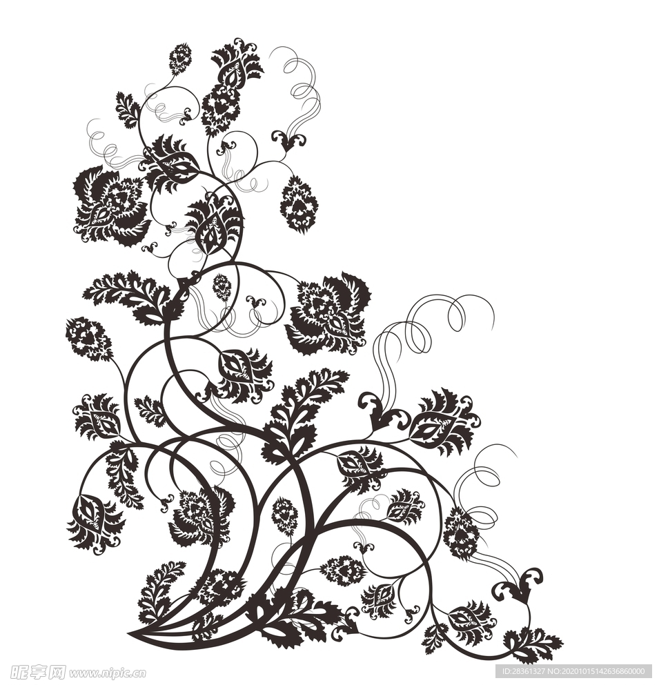 花纹背景矢量