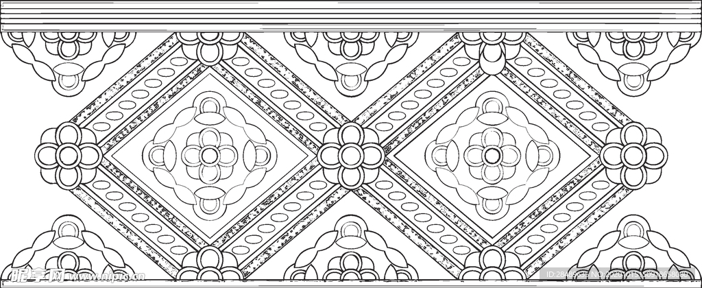 雕花图  中式雕花 西式雕花