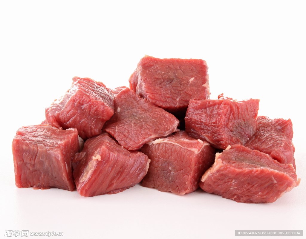 猪肉肉块食材背景海报素材