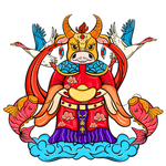 卡通牛