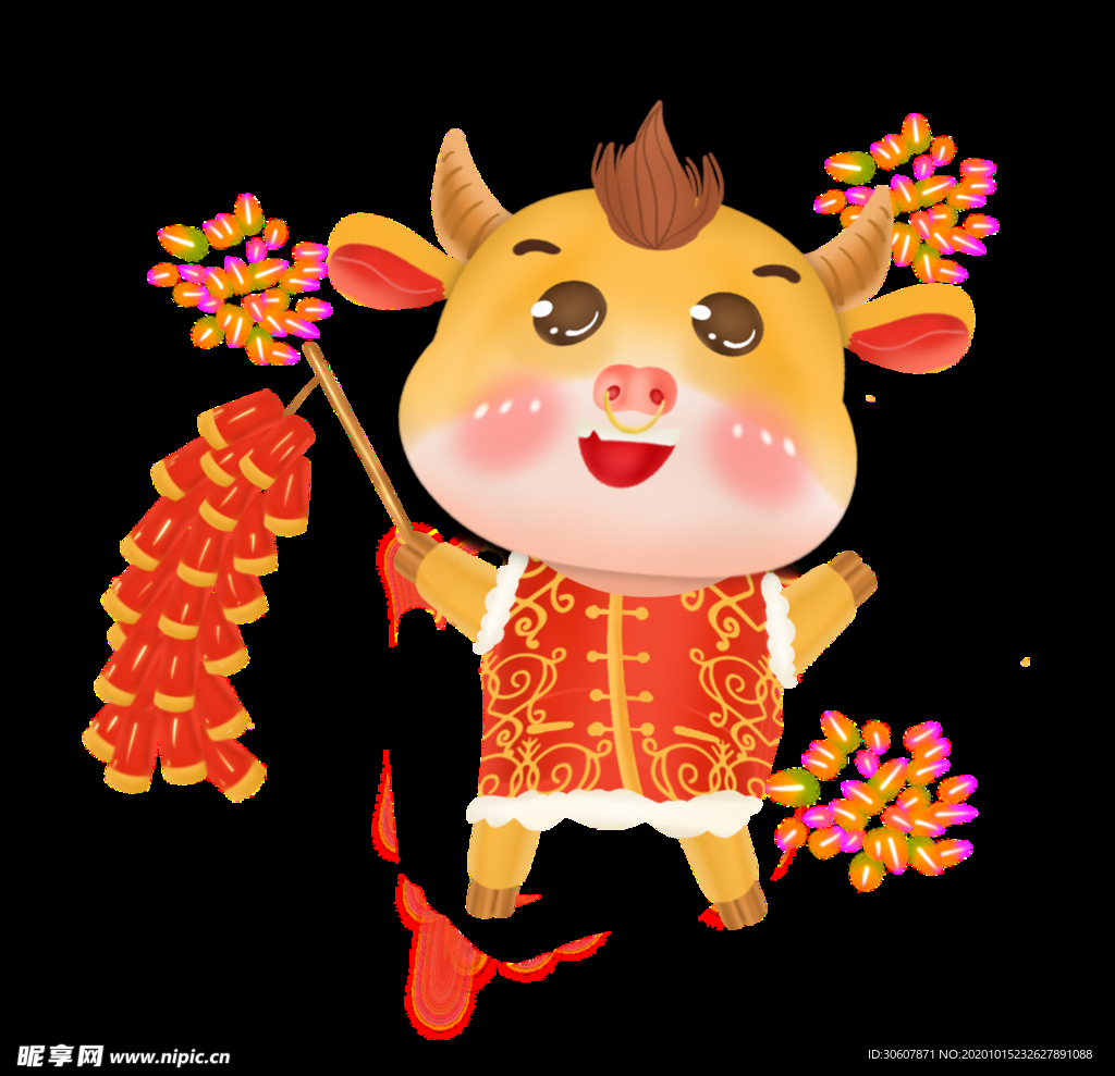 卡通牛