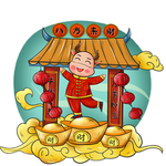 卡通牛