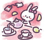 小兔子的下午茶（绘画）