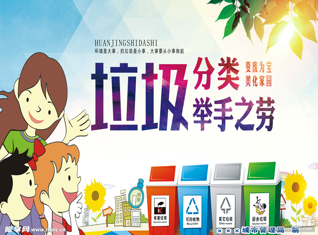 垃圾  分类  环境  创卫