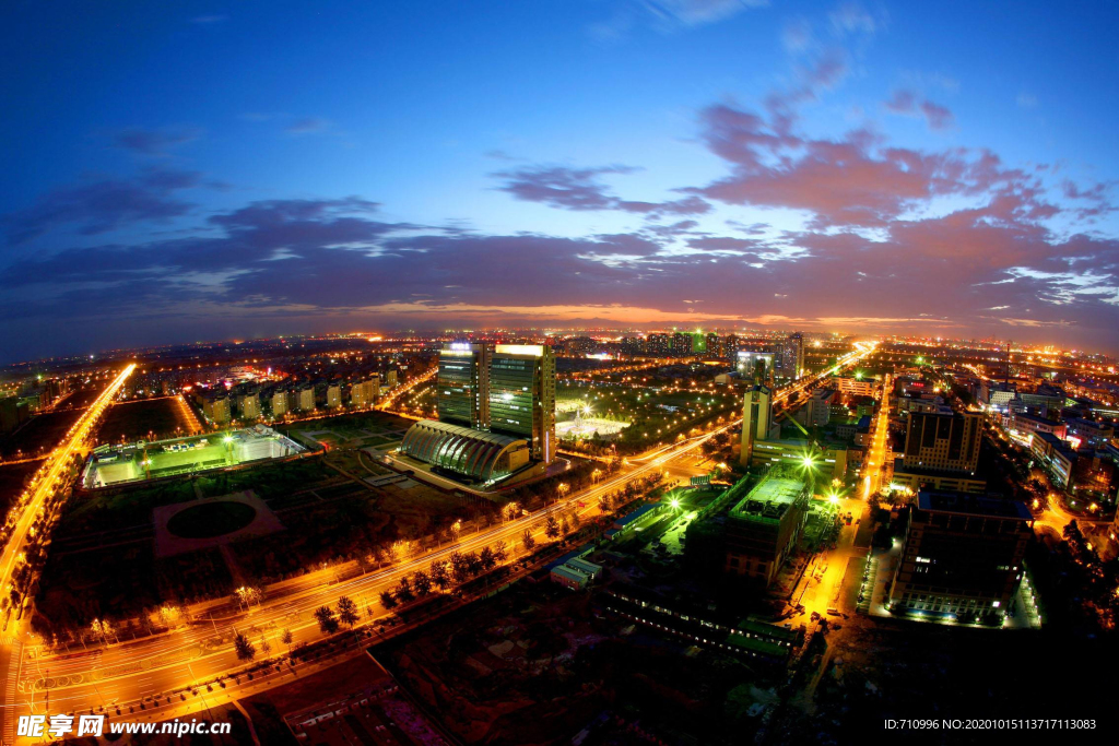 北京亦庄夜景