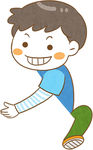 卡通小学生