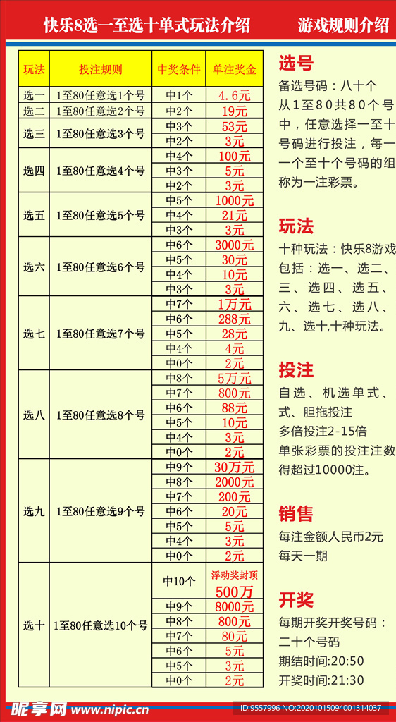 福利彩票 快乐8 快乐8玩法介