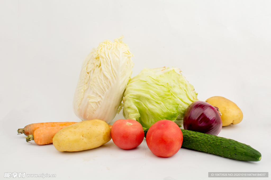蔬菜白菜生菜土豆黄瓜胡萝