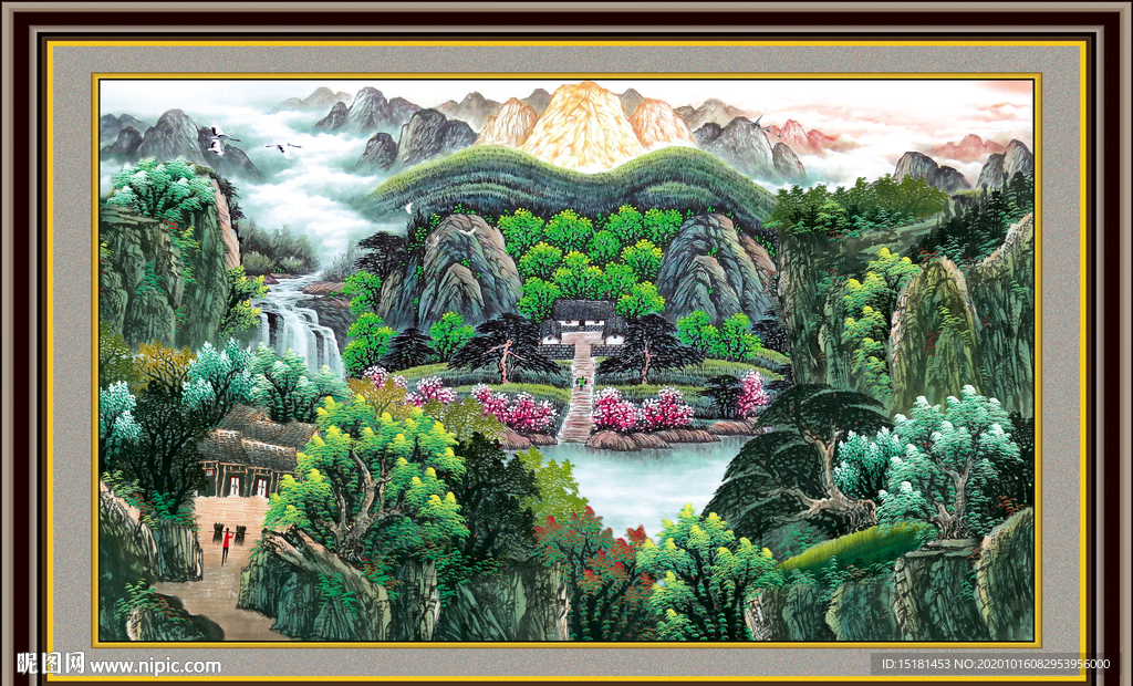 国画山水
