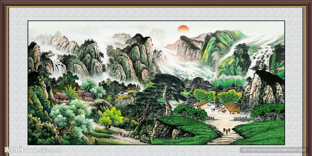 山水风景画