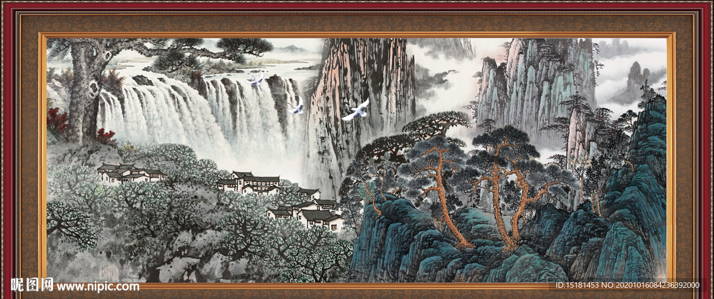 山水风景画