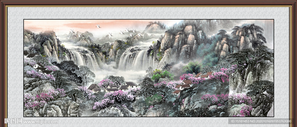 山水风景画