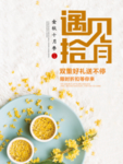 遇见10月促销海报