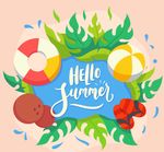 夏季元素框架