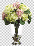 透明底花艺 绿植 摆件 桌花