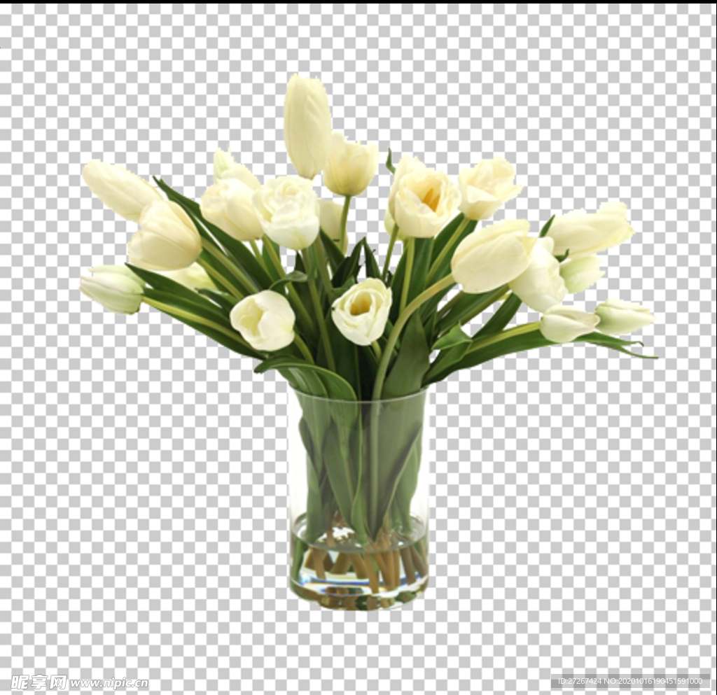 桌花 摆件 透明底花艺 绿植
