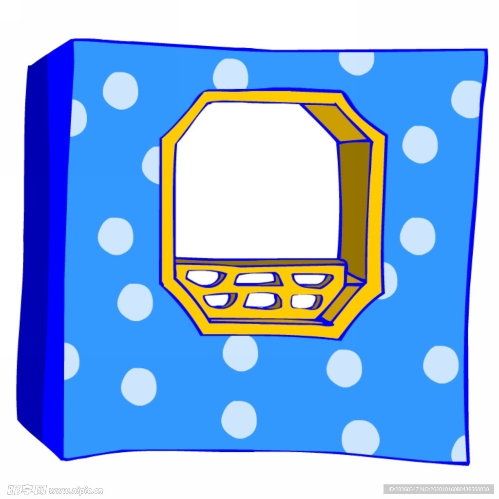 卡通中式建筑