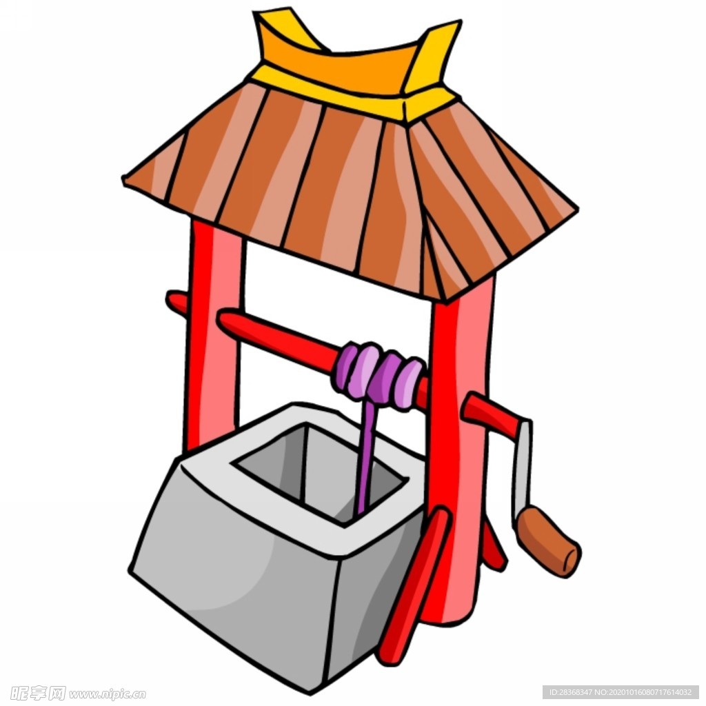 卡通中式建筑