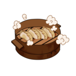 手绘饺子素材