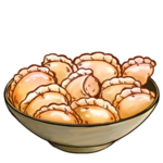 手绘饺子素材