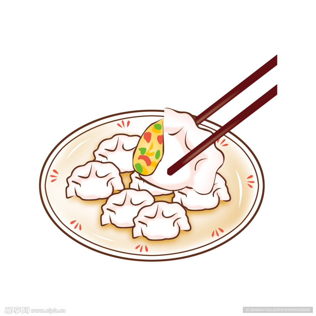 新年吃饺子啦|插画|创作习作|ArleneCui - 原创作品 - 站酷 (ZCOOL)