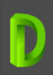 D立体字