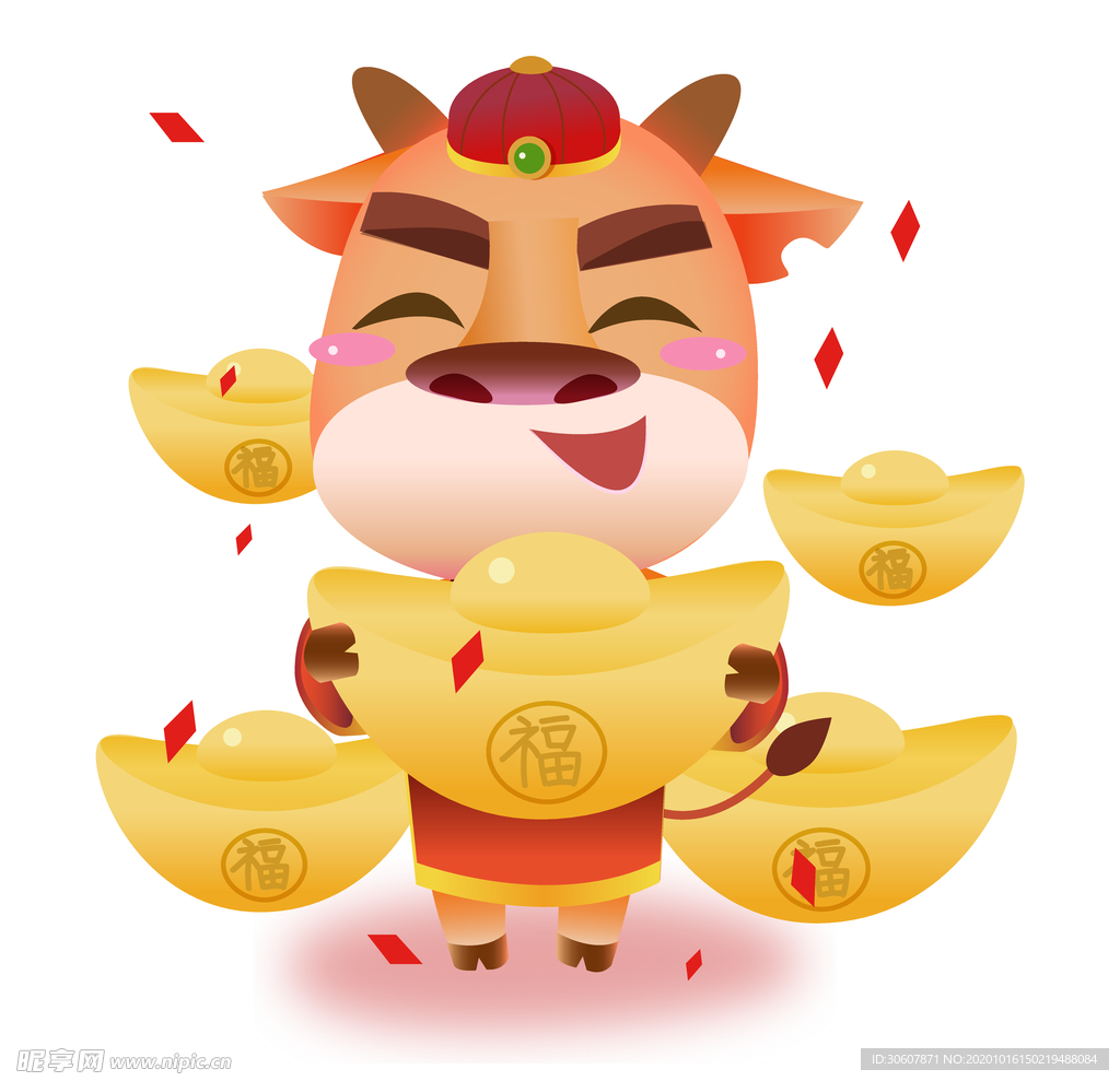 卡通牛