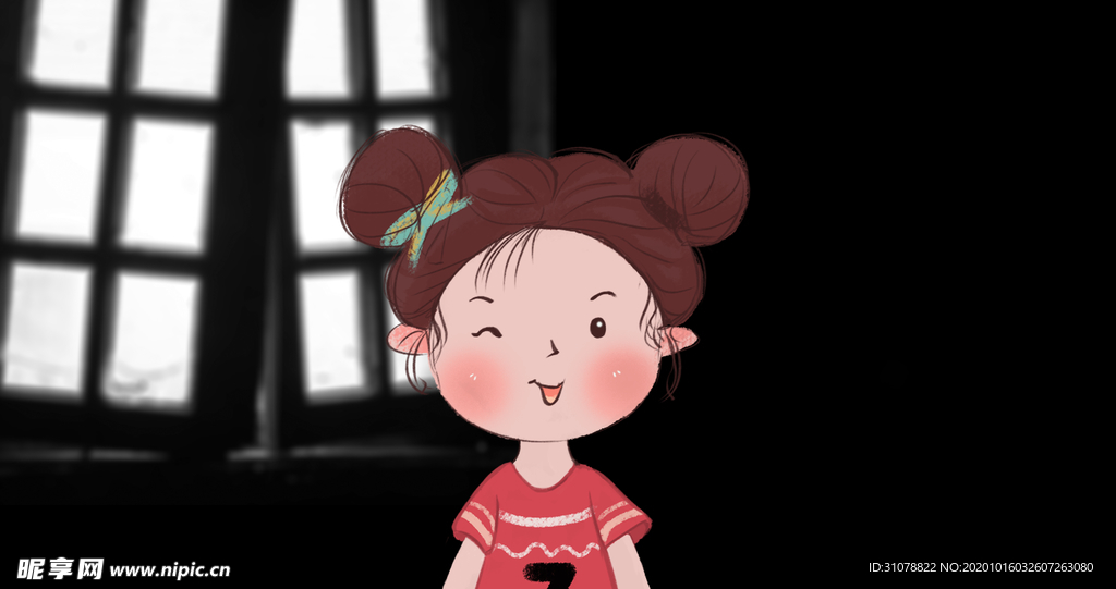 创意卡通插画图案