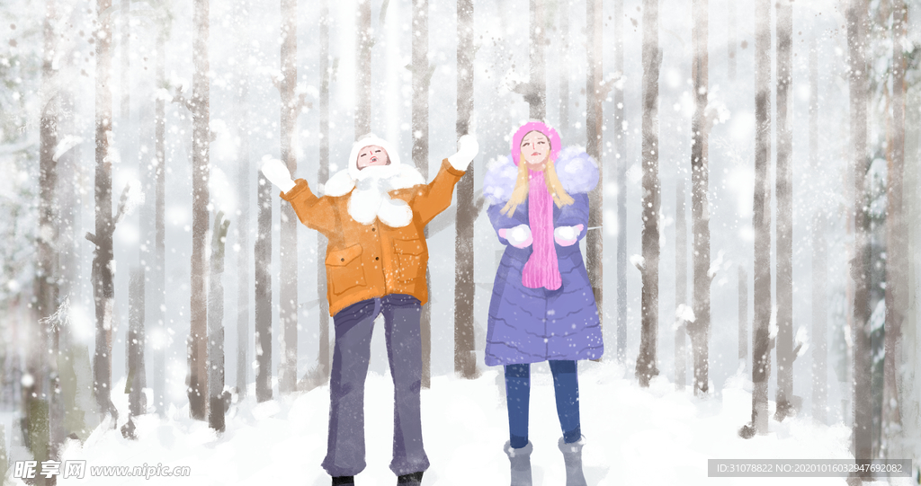 创意卡通插画图案