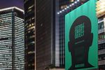 户外海报样机