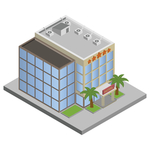 等距建筑城市矢量图
