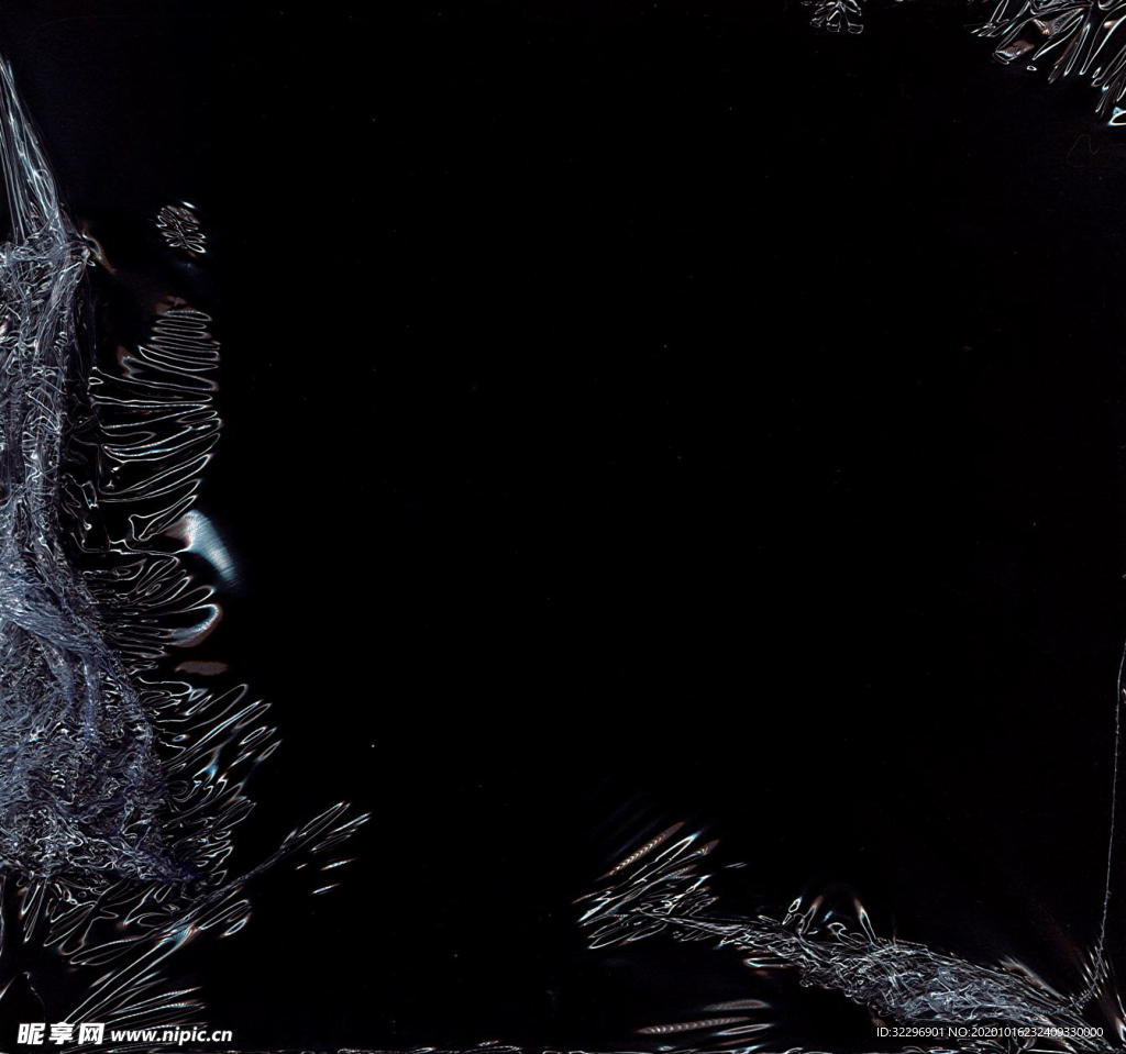 透明 薄膜 塑料 叠层纹理 皱