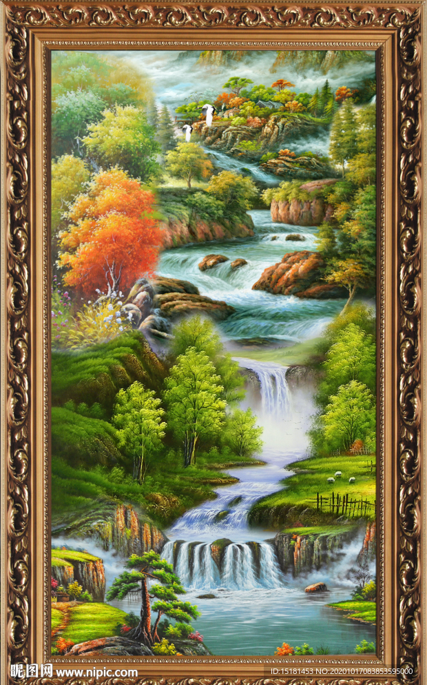 山水油画