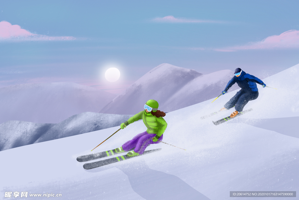 滑雪漫画