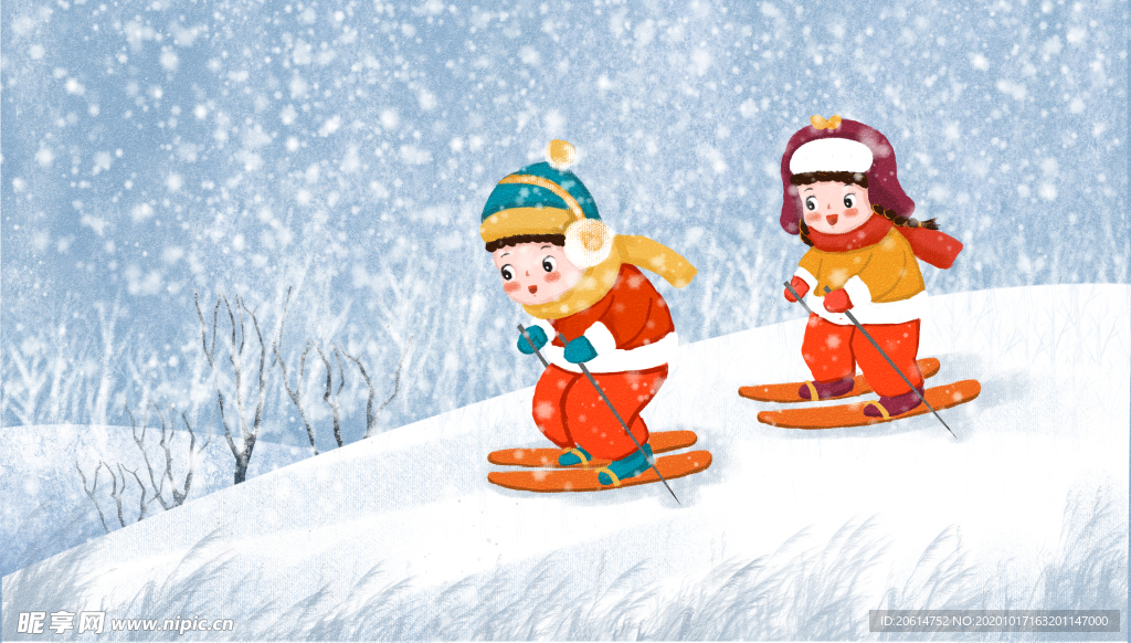 滑雪漫画