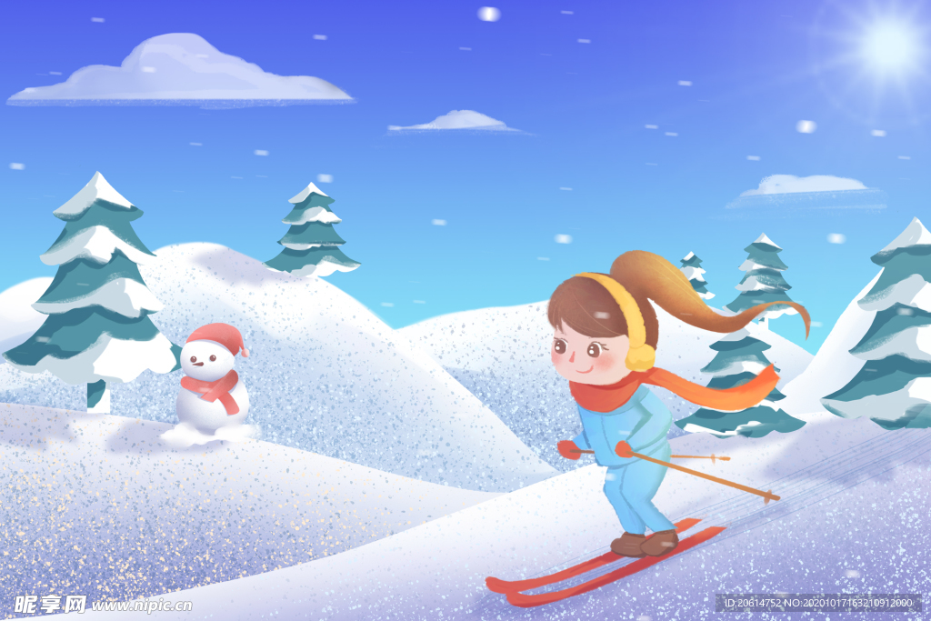 滑雪漫画