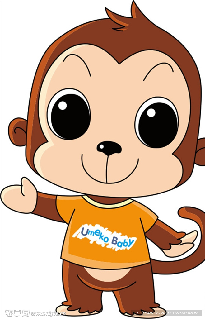 卡通猴子