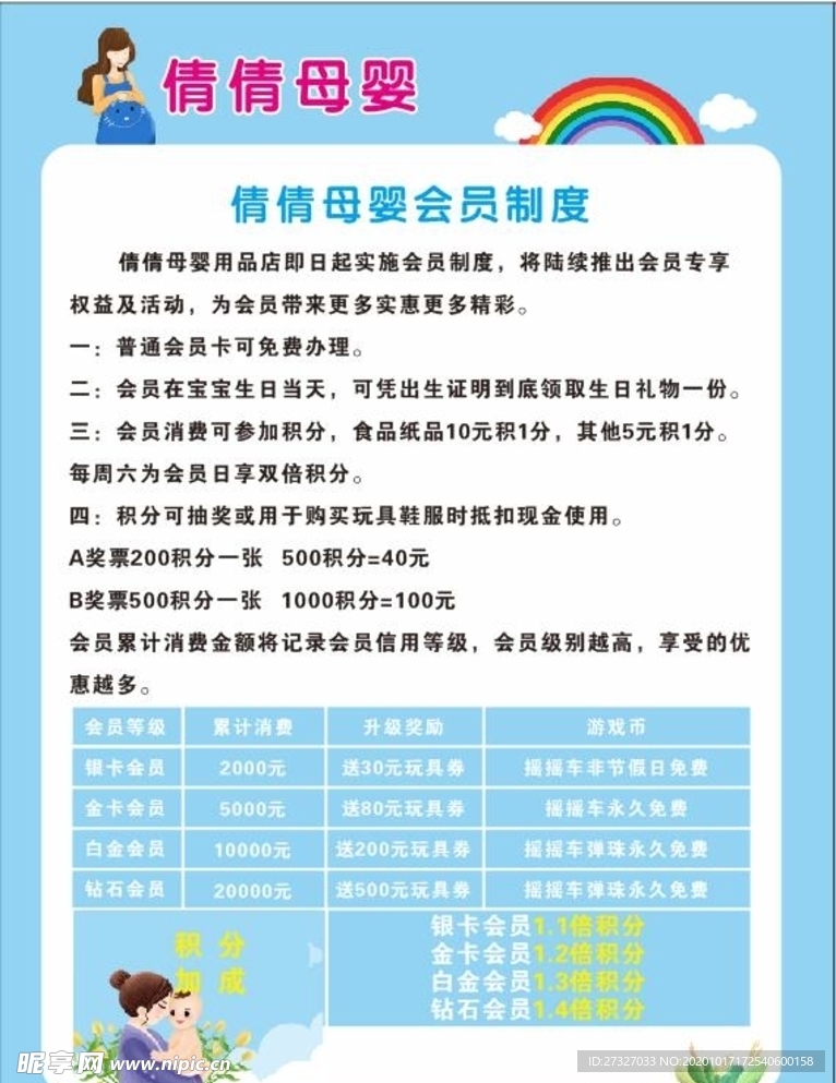 母婴宣传单