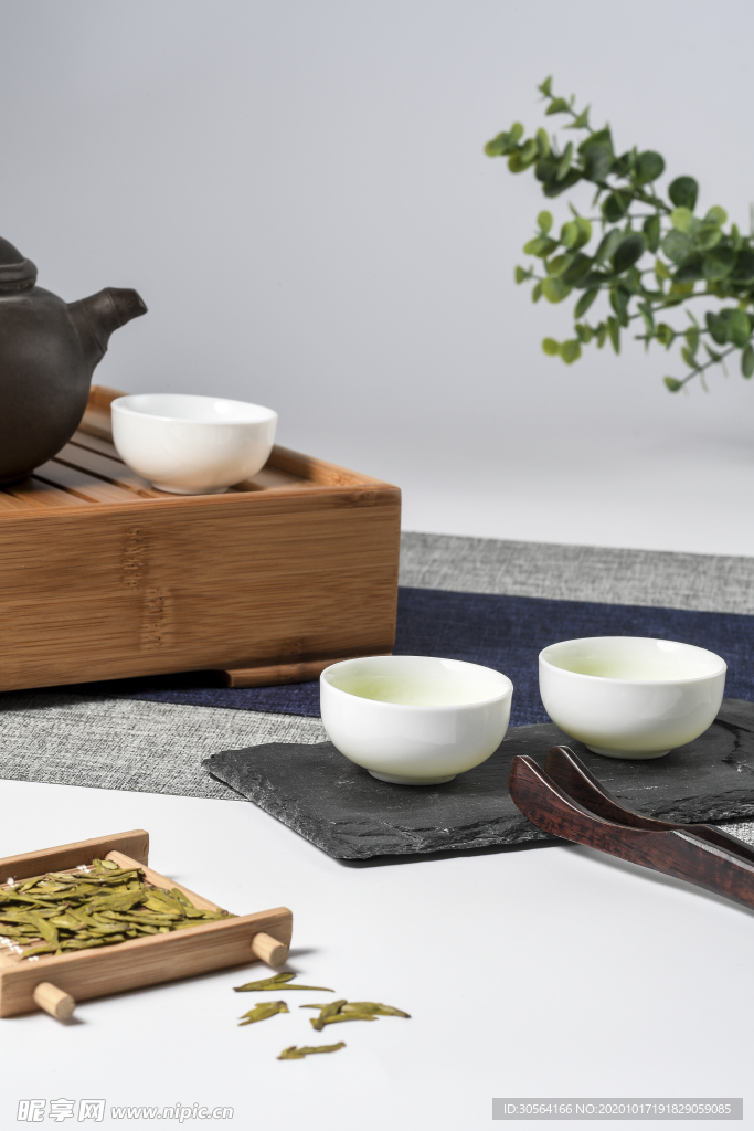 茶杯茶具瓷器简约背景海报素材