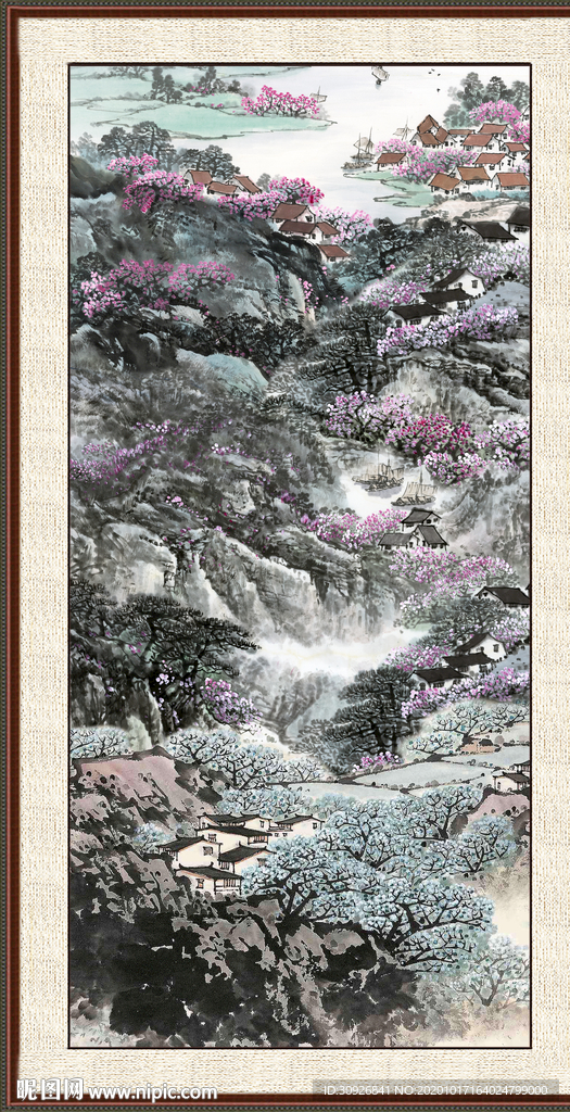 风景画 山