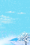 冬天背景