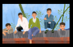 创意卡通插画图案