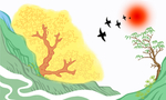 创意卡通插画图案