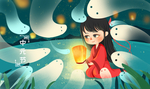 创意卡通插画图案