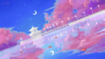 枫叶有橘云 板绘插画