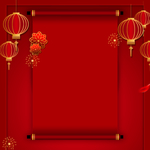 喜庆红色新年